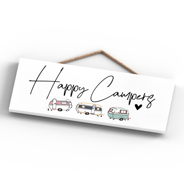 Happy Larry Alcider Happy Campers Wall Décor Wayfair.co.uk